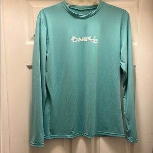 O'Neill Women's Mint Long Sleeve Sun Shirt in X-Large